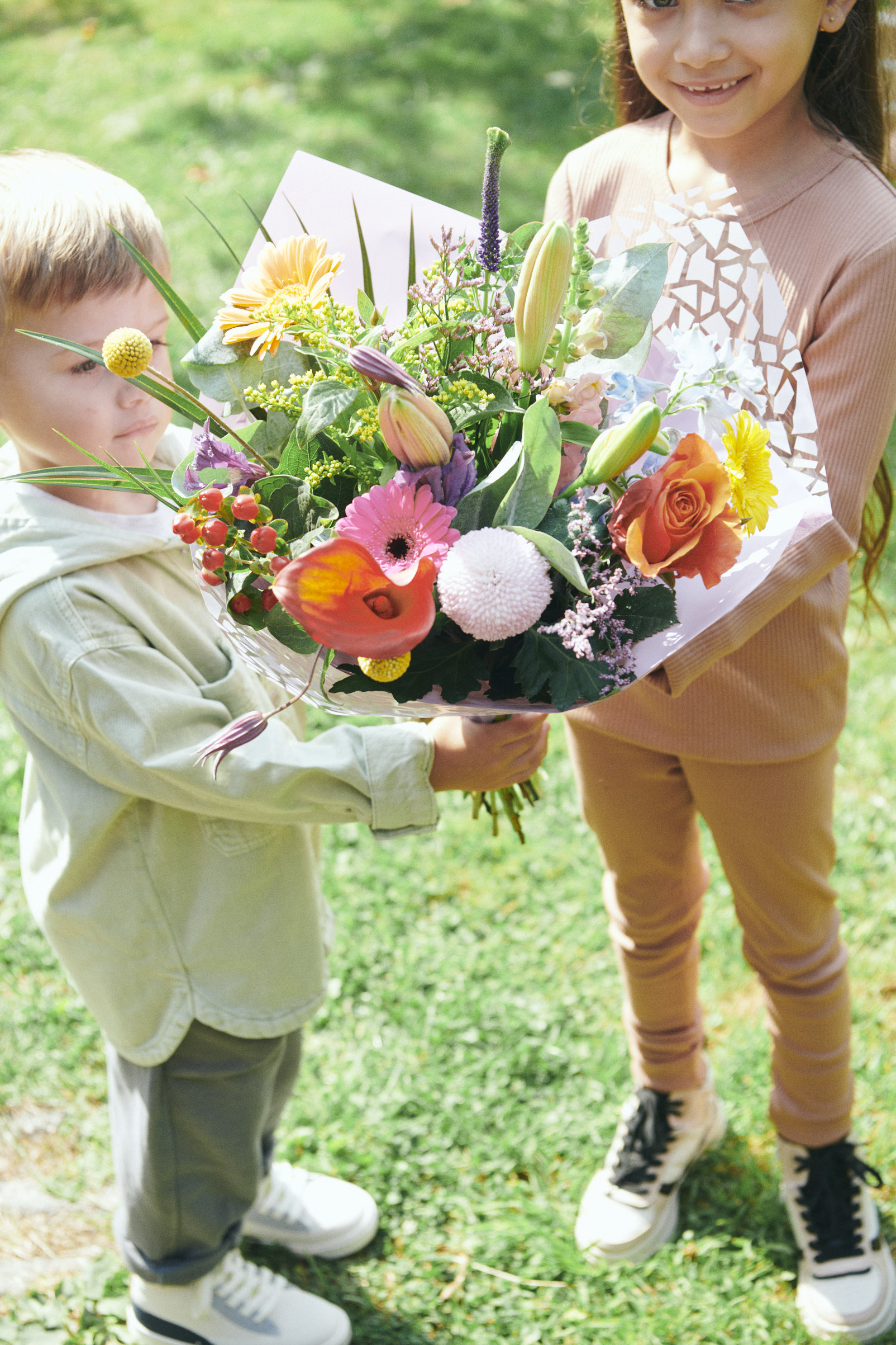 Fête des Grands-mères - bouquet plein de douceur et couleur