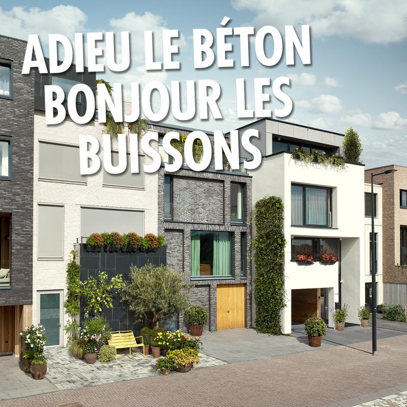 Du Gris au Vert - Adieu le béton, bonjour les buissons