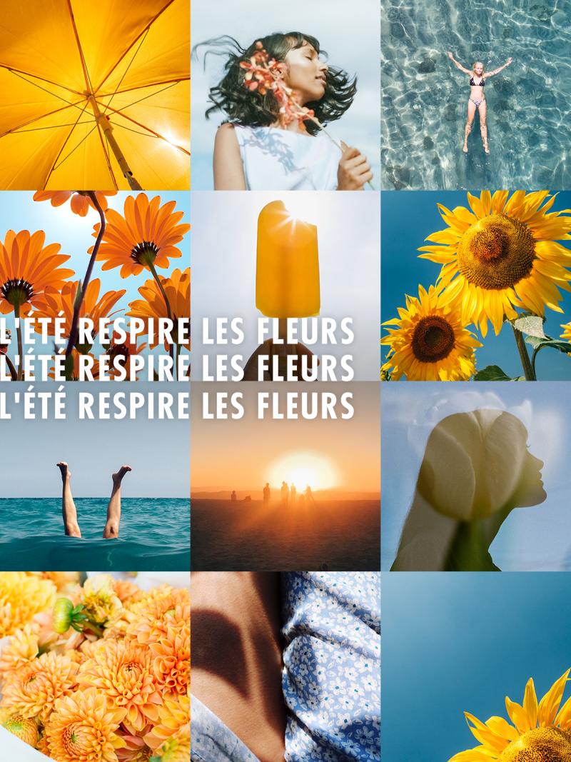 L'été respire les fleurs